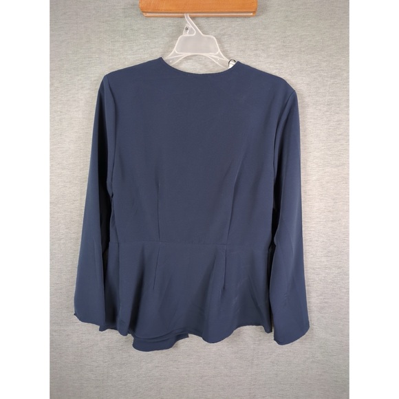 H by Halston Pleated Surplice Top - Picture 6 of 10